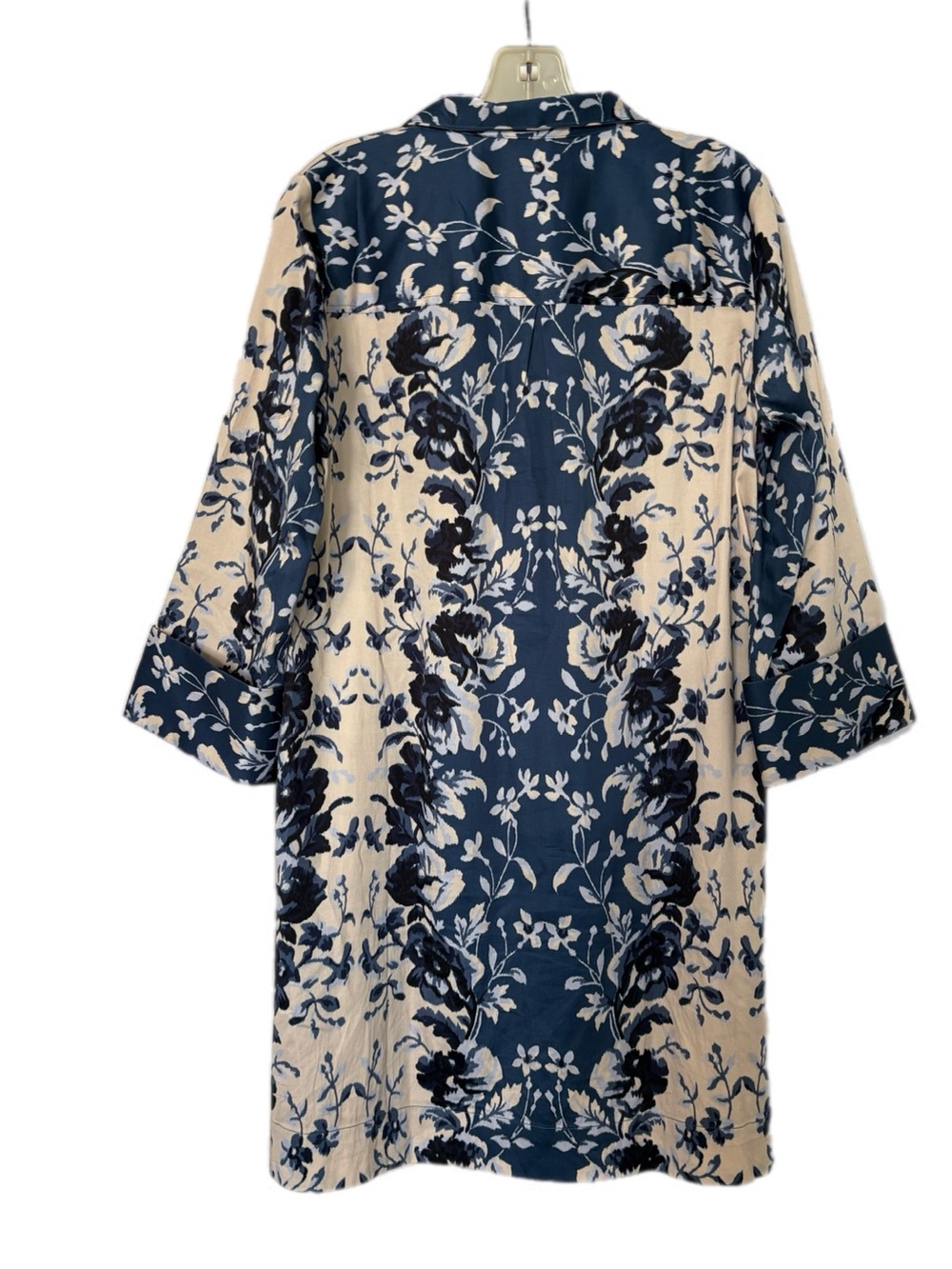 Tuckernuck Navy and Cream Floral Tunic Dress - Picture 5 of 7